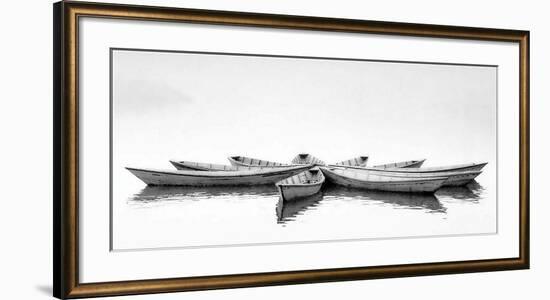 Zen Boats-Unknown-Framed Art Print