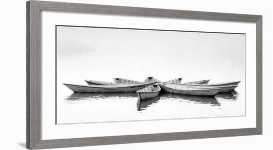 Zen Boats-Unknown-Framed Art Print