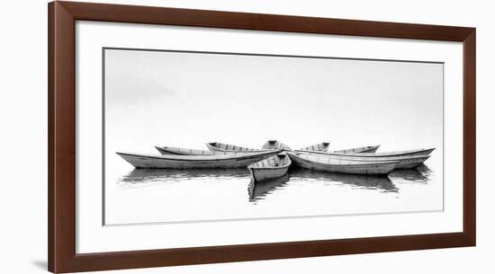 Zen Boats-Unknown-Framed Art Print