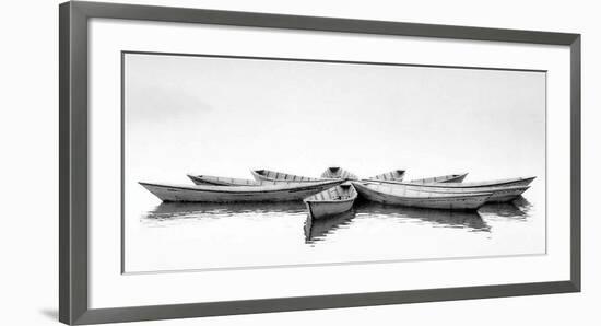 Zen Boats-Unknown-Framed Art Print