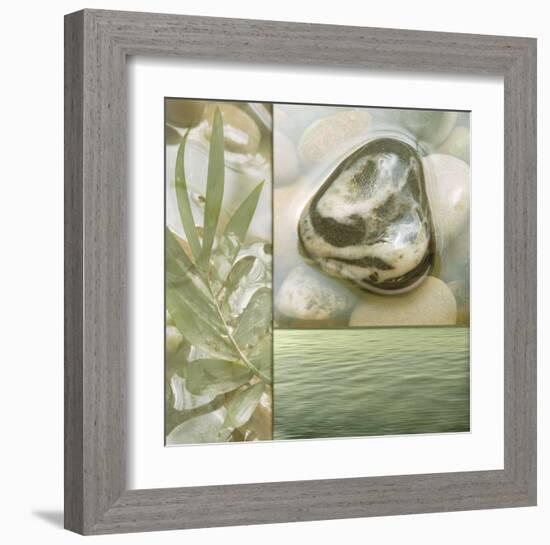 Zen Elements IV-Donna Geissler-Framed Art Print