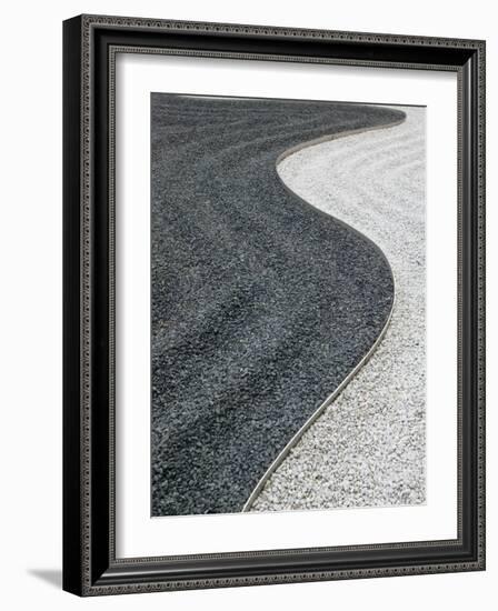 Zen Garden, Le Marais, Paris, France-Walter Bibikow-Framed Photographic Print