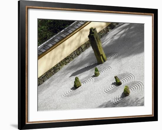 Zen Garden, Portland Japanese Garden, Portland, Oregon, USA-Michel Hersen-Framed Photographic Print