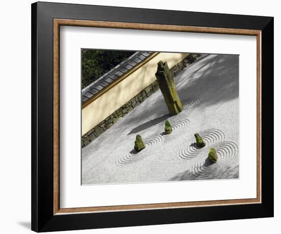 Zen Garden, Portland Japanese Garden, Portland, Oregon, USA-Michel Hersen-Framed Photographic Print