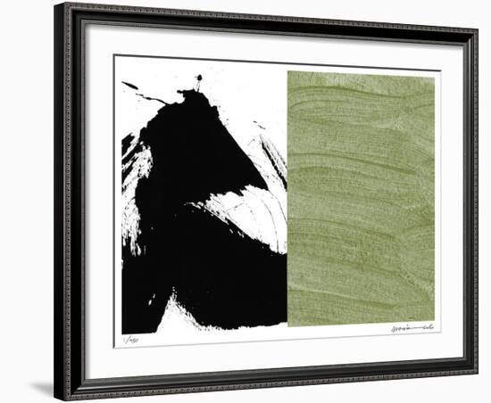 Zen Green-Maria Lobo-Framed Giclee Print