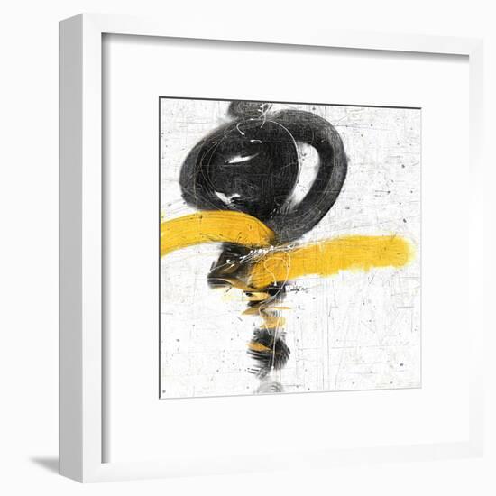 Zen in Yellow I-null-Framed Art Print