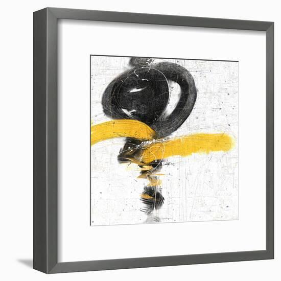 Zen in Yellow I-null-Framed Art Print