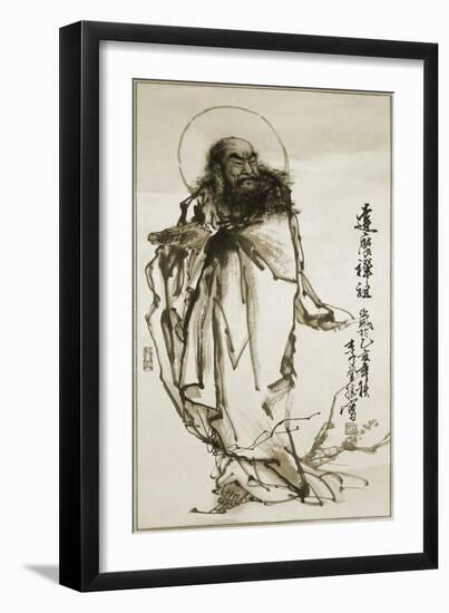 Zen Master, Damo-Lee Deng Sheng-Framed Giclee Print