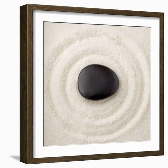 Zen Pebble-null-Framed Photographic Print