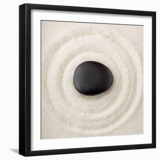 Zen Pebble-null-Framed Photographic Print