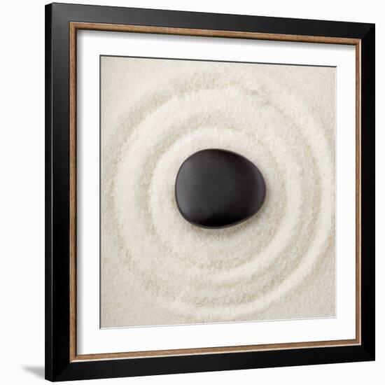 Zen Pebble-null-Framed Photographic Print