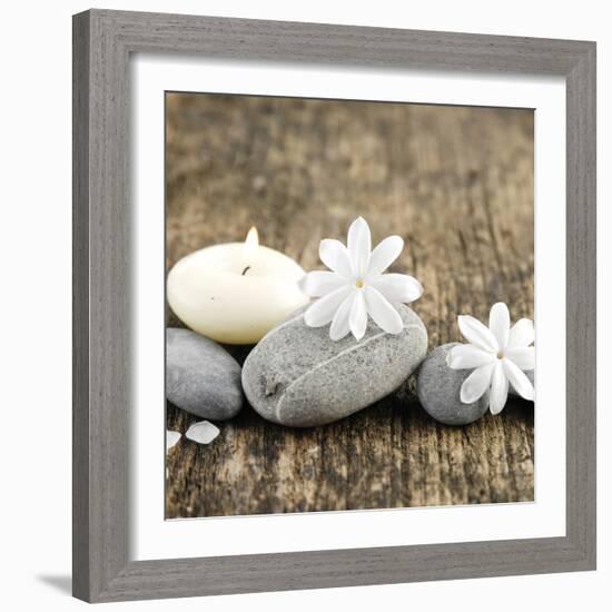 Zen Pebbles-null-Framed Photographic Print