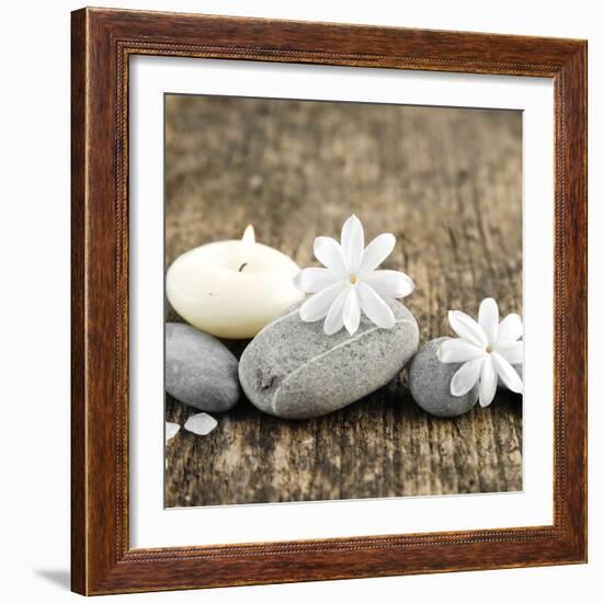 Zen Pebbles-null-Framed Photographic Print