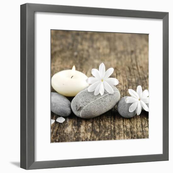 Zen Pebbles-null-Framed Photographic Print