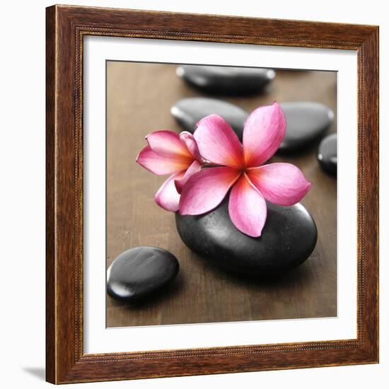 Zen Pebbles-null-Framed Photographic Print