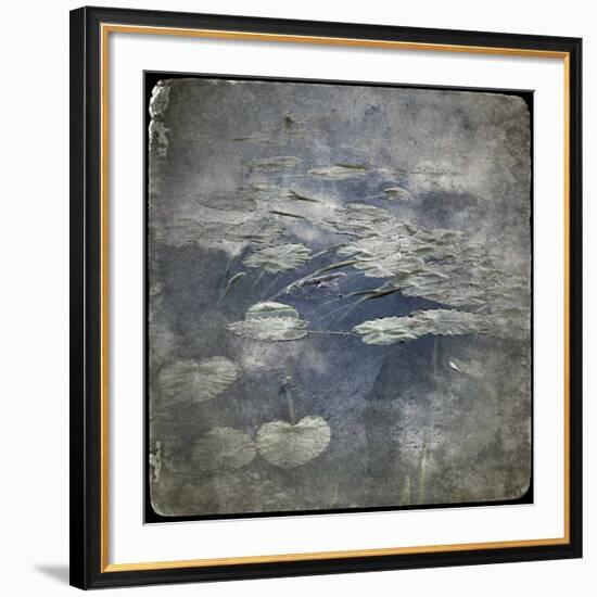 Zen Pond 2-Jean-François Dupuis-Framed Art Print