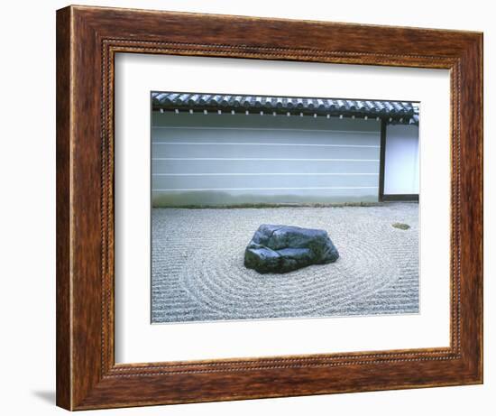 Zen Rock Garden, Japan-Rob Tilley-Framed Photographic Print