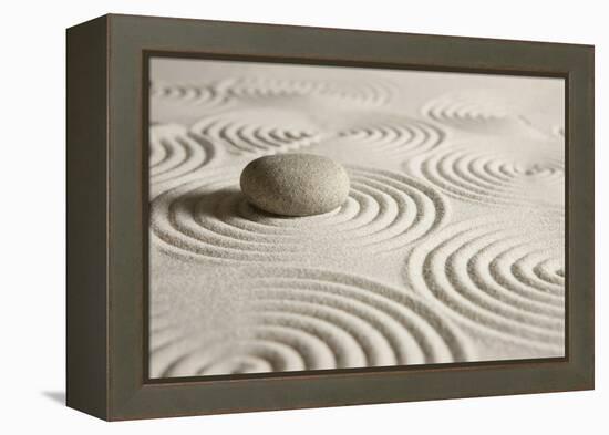 Zen Stone-og-vision-Framed Premier Image Canvas