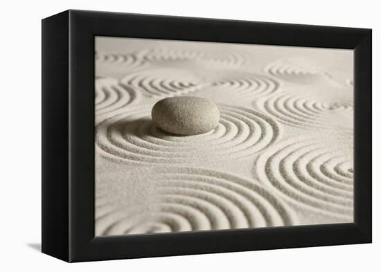 Zen Stone-og-vision-Framed Premier Image Canvas