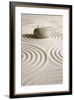 Zen Stone-og-vision-Framed Art Print