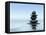 Zen Stones In Water-f9photos-Framed Premier Image Canvas