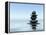 Zen Stones In Water-f9photos-Framed Premier Image Canvas