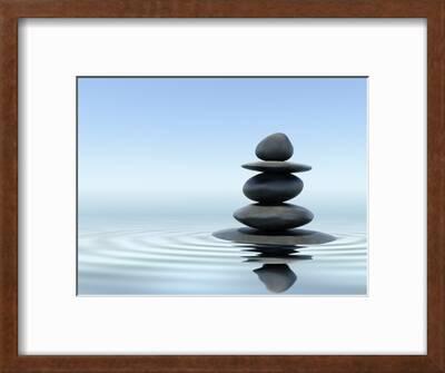 Zen Stones In Water Photographic Print F9photos Art Com