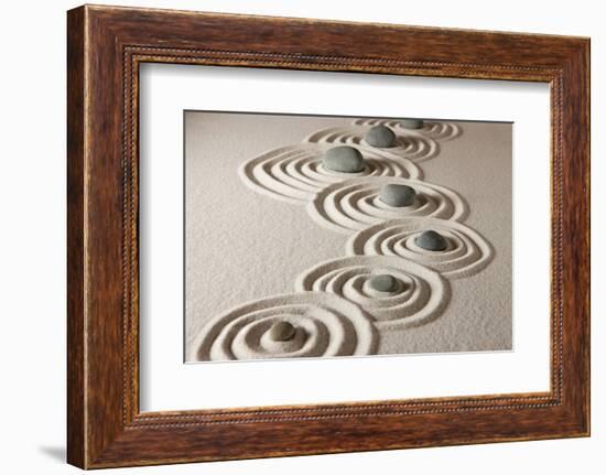 Zen Stones-og-vision-Framed Photographic Print