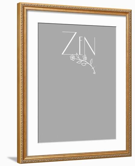 Zen tee-Tina Lavoie-Framed Giclee Print