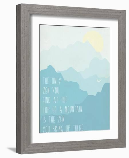 Zen-Kindred Sol Collective-Framed Art Print