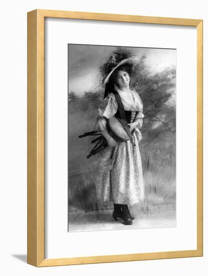 Zena Dare (1887-197), English Actress, 20th Century-null-Framed Giclee Print