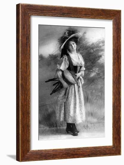 Zena Dare (1887-197), English Actress, 20th Century-null-Framed Giclee Print