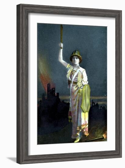 Zena Dare (1887-197), English Singer and Actress, 1908-null-Framed Giclee Print