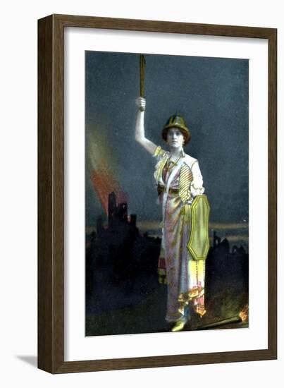 Zena Dare (1887-197), English Singer and Actress, 1908-null-Framed Giclee Print