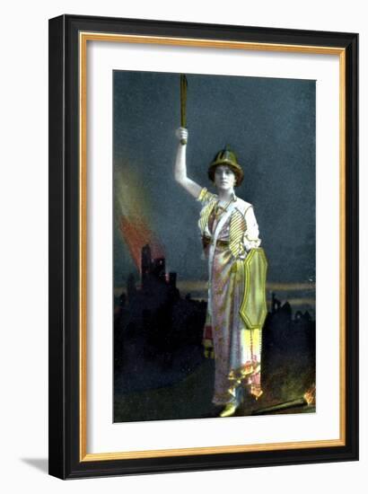 Zena Dare (1887-197), English Singer and Actress, 1908-null-Framed Giclee Print