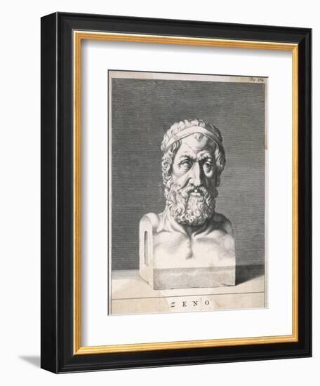 Zeno of Citium Greek Philosopher; Founder of the Stoic School-null-Framed Art Print