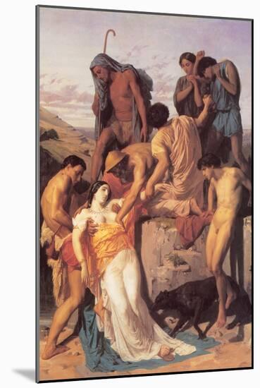 Zenobia Found by Shepherds on the Banks of the Araxes-William Adolphe Bouguereau-Mounted Art Print