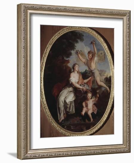 Zéphir et Flore-Antoine Coypel-Framed Giclee Print