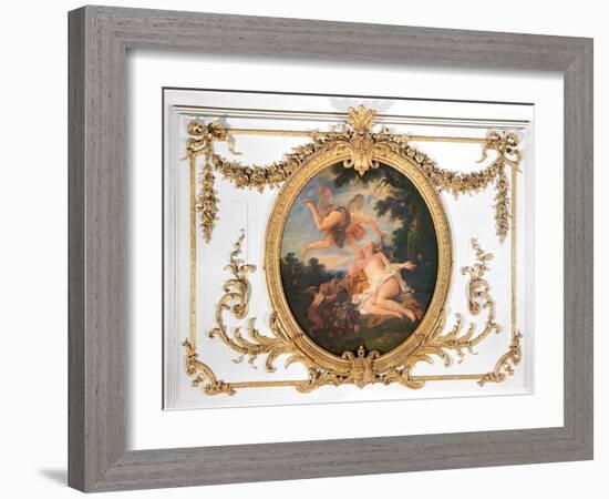 Zephyr and Flora, from the Salle de Conseil-Jean Francois de Troy-Framed Giclee Print