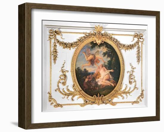 Zephyr and Flora, from the Salle de Conseil-Jean Francois de Troy-Framed Giclee Print