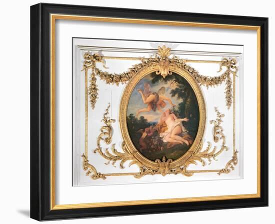 Zephyr and Flora, from the Salle de Conseil-Jean Francois de Troy-Framed Giclee Print