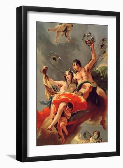 Zephyr and Flora-Giovanni Battista Tiepolo-Framed Giclee Print