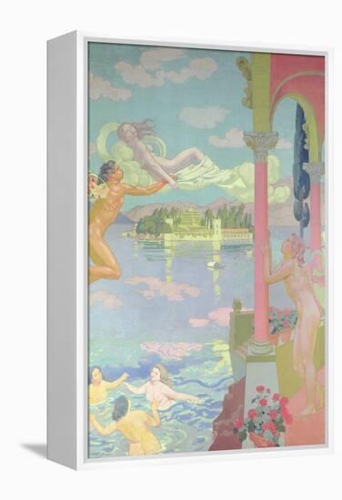 Zephyr Carries Psyche to the Island of Bliss, 1908-Maurice Denis-Framed Premier Image Canvas