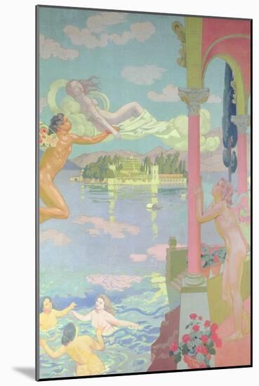 Zephyr Carries Psyche to the Island of Bliss, 1908-Maurice Denis-Mounted Giclee Print