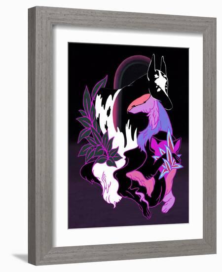 Zephyrus Gate, 2020 (Acrylic on Cotton)-Tsz Kam-Framed Giclee Print