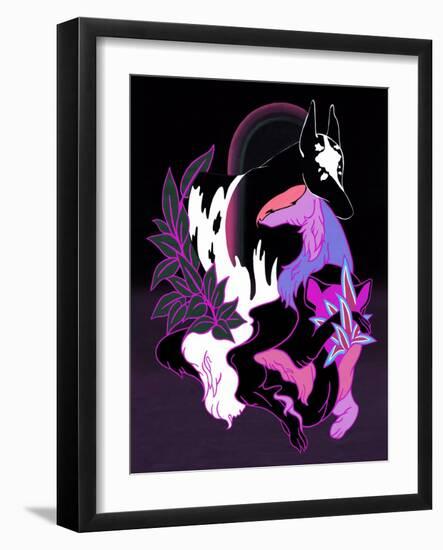 Zephyrus Gate, 2020 (Acrylic on Cotton)-Tsz Kam-Framed Giclee Print