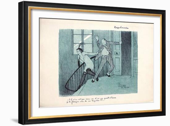 ZeppeIInade-Jean-Gabriel Domergue-Framed Premium Edition