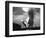 Zeppelin Hindenburg Burning in Lakehurst-null-Framed Photographic Print