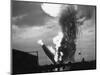 Zeppelin Hindenburg Burning in Lakehurst-null-Mounted Photographic Print