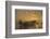 Zeppelin L15 Floats on the Thames-Donald Maxwell-Framed Photographic Print